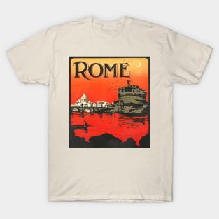 Rome - Retro 80s Travel Tourist Souvenir T-Shirt